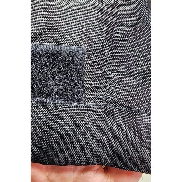 Calvin Klein Jeans Black Hooded Jacket XXL Lightweight Nylon Coat With Logo Prin - Picture 9 of 16